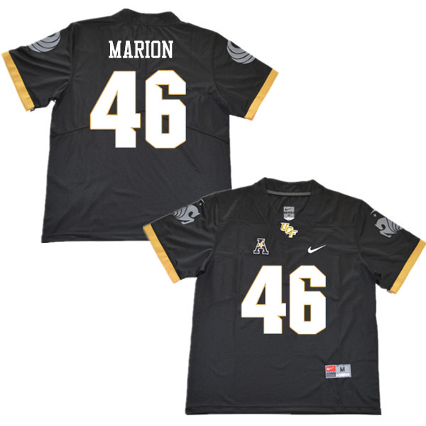 Men #46 Nykie Marion UCF Knights College Football Jerseys Sale-Black